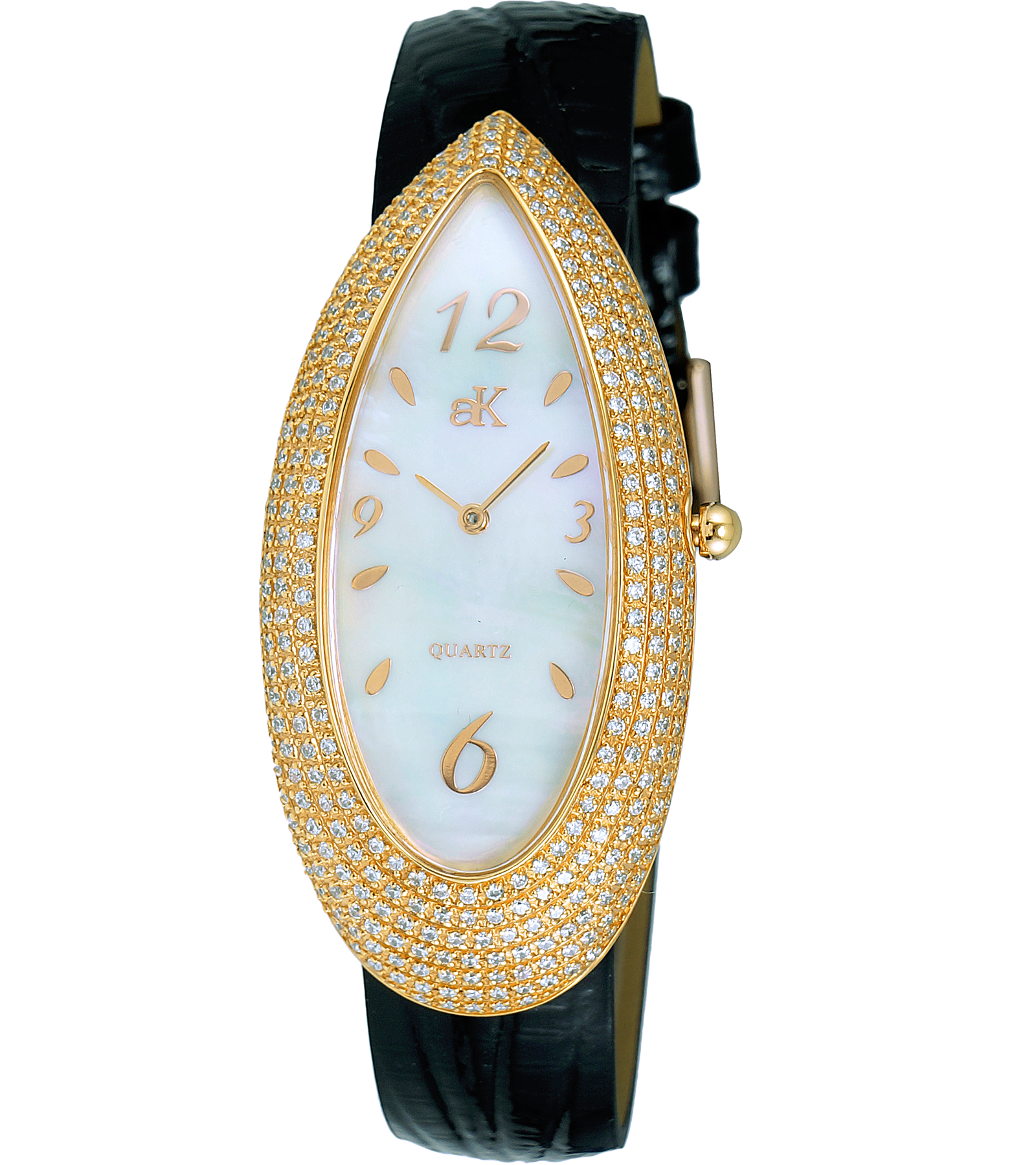 Adee Kaye AK2527-LG Pear Collection Leather Watch