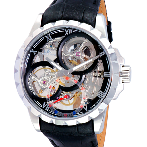 Adee Kaye AK5664-MBK La Gear Mechanical Watch