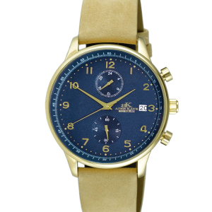 Adee Kaye AK7501-LGBU-TAN Mondo G-3 Chronograph Watch