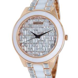 Adee Kaye AK8788-RGWT Venice Ceramic Watch